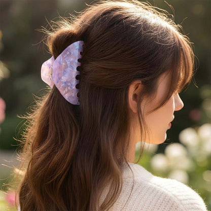 Pince Cheveux Cumulus Effet Marbré Mauve