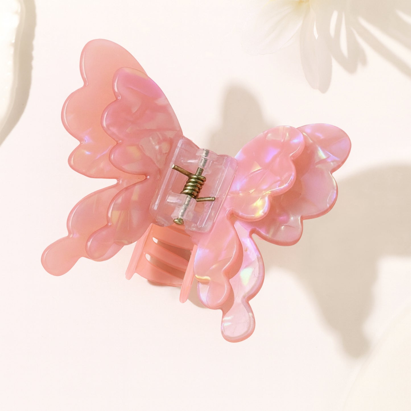 Pince Cheveux Papillon Lilac Haze Rose