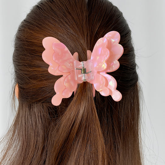 Pince Cheveux Papillon Lilac Haze Rose