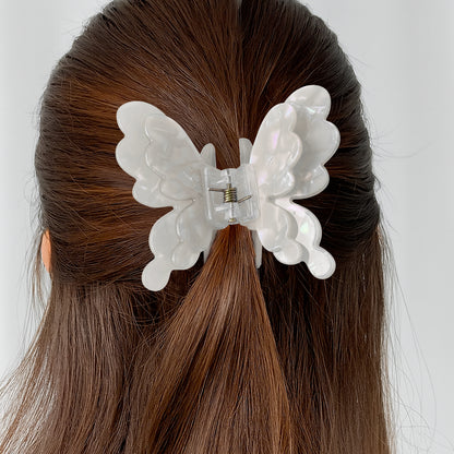 Pince Cheveux Papillon Lilac Haze Blanc