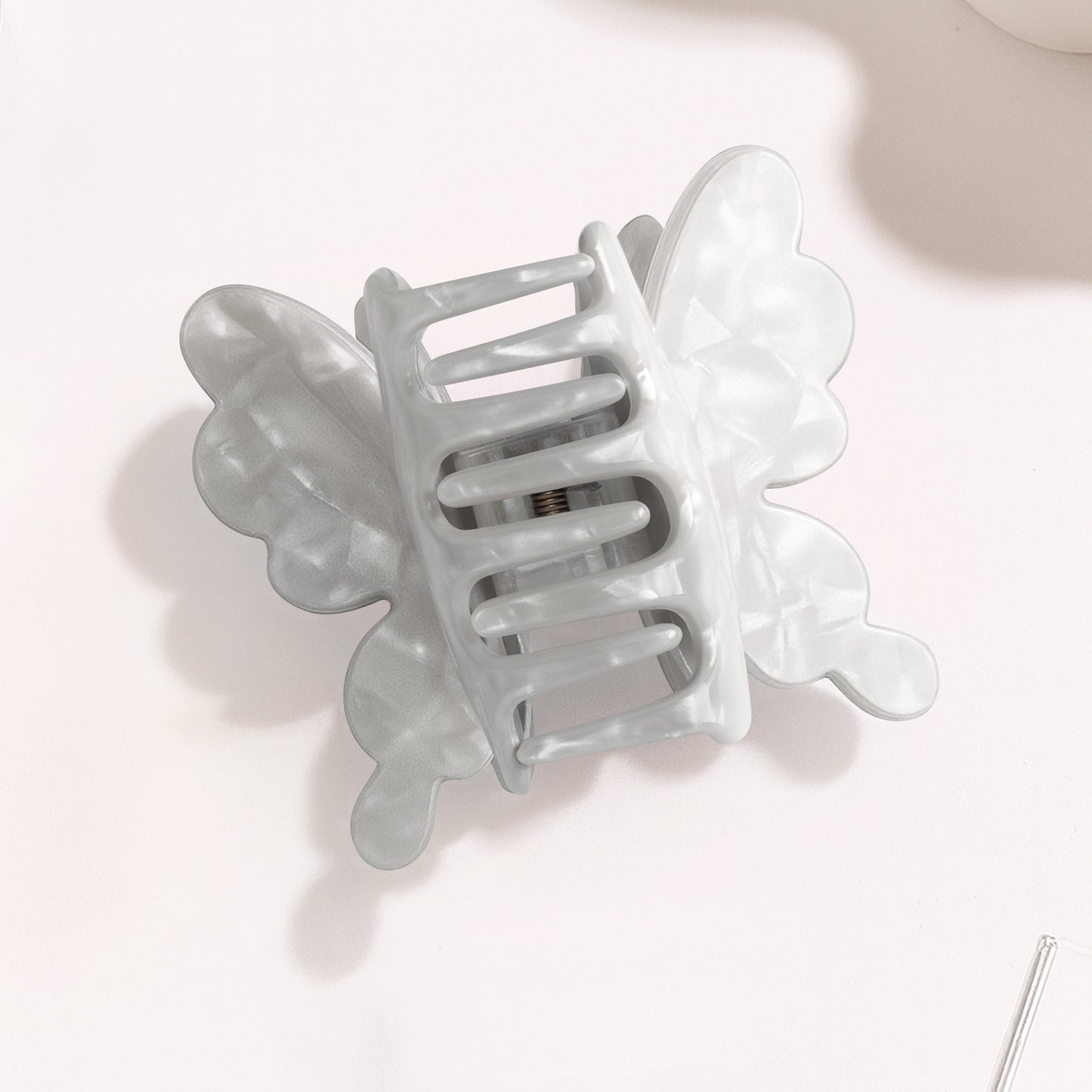 Pince Cheveux Papillon Lilac Haze Blanc