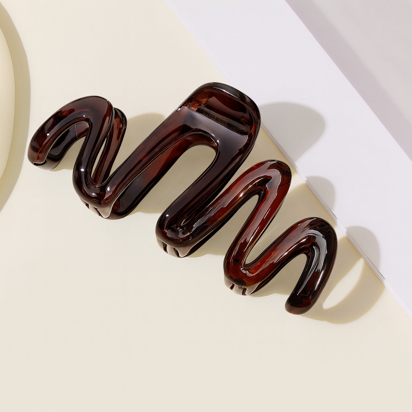 Pince Cheveux Twist Vertigo Brun Moka