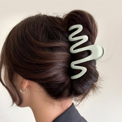 Pince Cheveux Zigzag Twist Vertigo Beige Crème