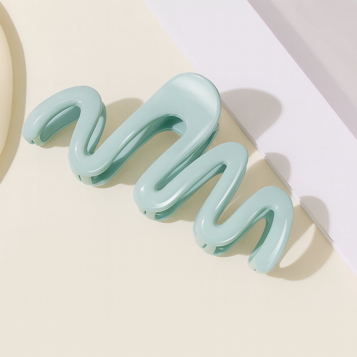 Pince Cheveux Zigzag Twist Vertigo Bleu Turquoise