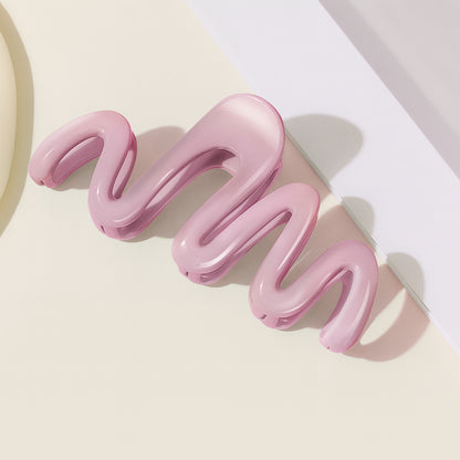 Pince Cheveux Zigzag Twist Vertigo Rose Poudré