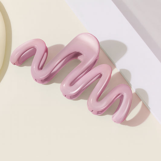 Pince Cheveux Zigzag Twist Vertigo Rose Poudré