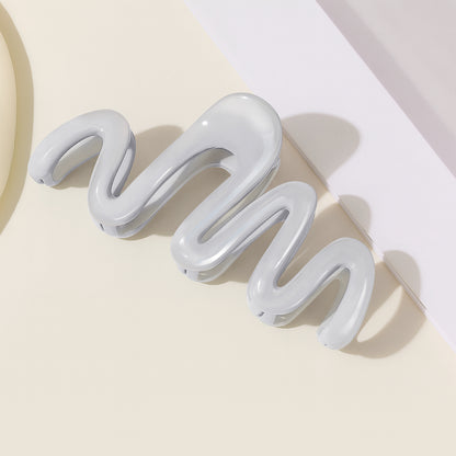 Pince Cheveux Zigzag Twist Vertigo Blanc