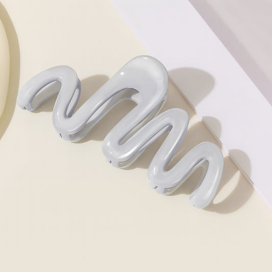 Pince Cheveux Zigzag Twist Vertigo Blanc