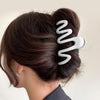 Pince Cheveux Zigzag Twist Vertigo Blanc