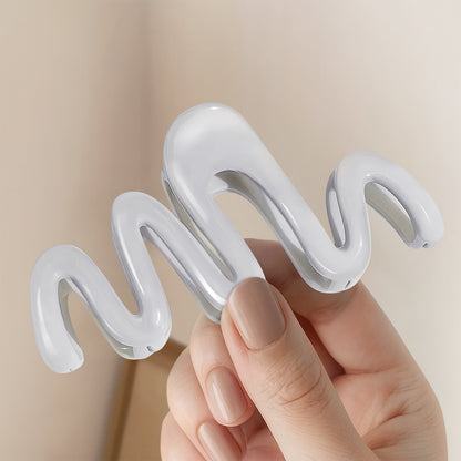 Pince Cheveux Zigzag Twist Vertigo Blanc