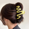 Pince Cheveux Zigzag Twist Vertigo Jaune Soleil