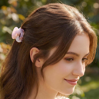 Mini Pince Cheveux Crocro Pastel Doux Violet Clair