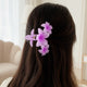 Pince Cheveux Perle de Plumeria Rose Lilas