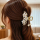 Pince Bijou Pearl Blosssom Blanc
