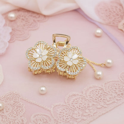 Pince Bijou Pearl Charm Blanc