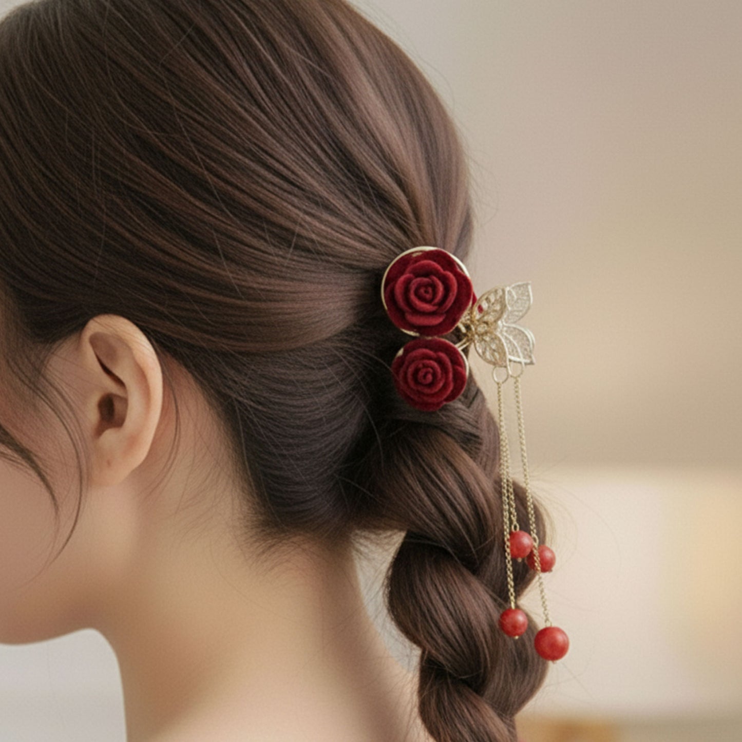 Pince Bijou Crimson Jewel Rouge Bordeaux