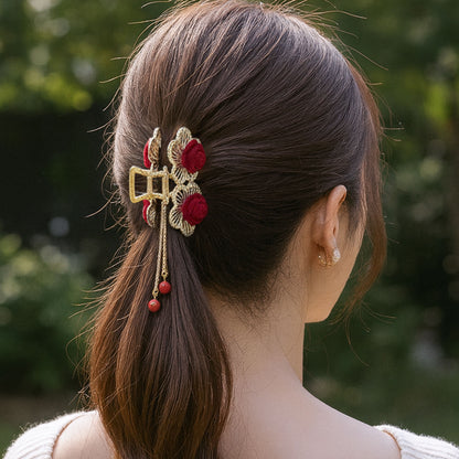 Pince Bijou Rose & Pearl Bordeaux