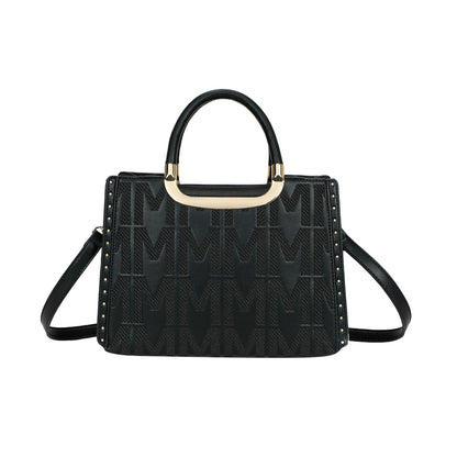 Sac à Main Imprimé Monogramme Le Reflet Noir
