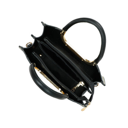 Sac à Main Imprimé Monogramme Le Reflet Noir