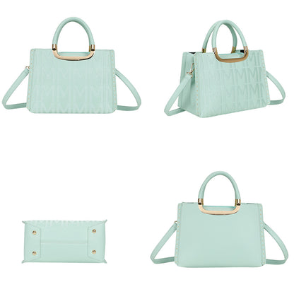 Sac à Main Imprimé Monogramme Le Reflet Vert