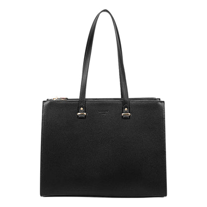 Sac Cabas Porté Épaule en Similicuir Le Classique Noir