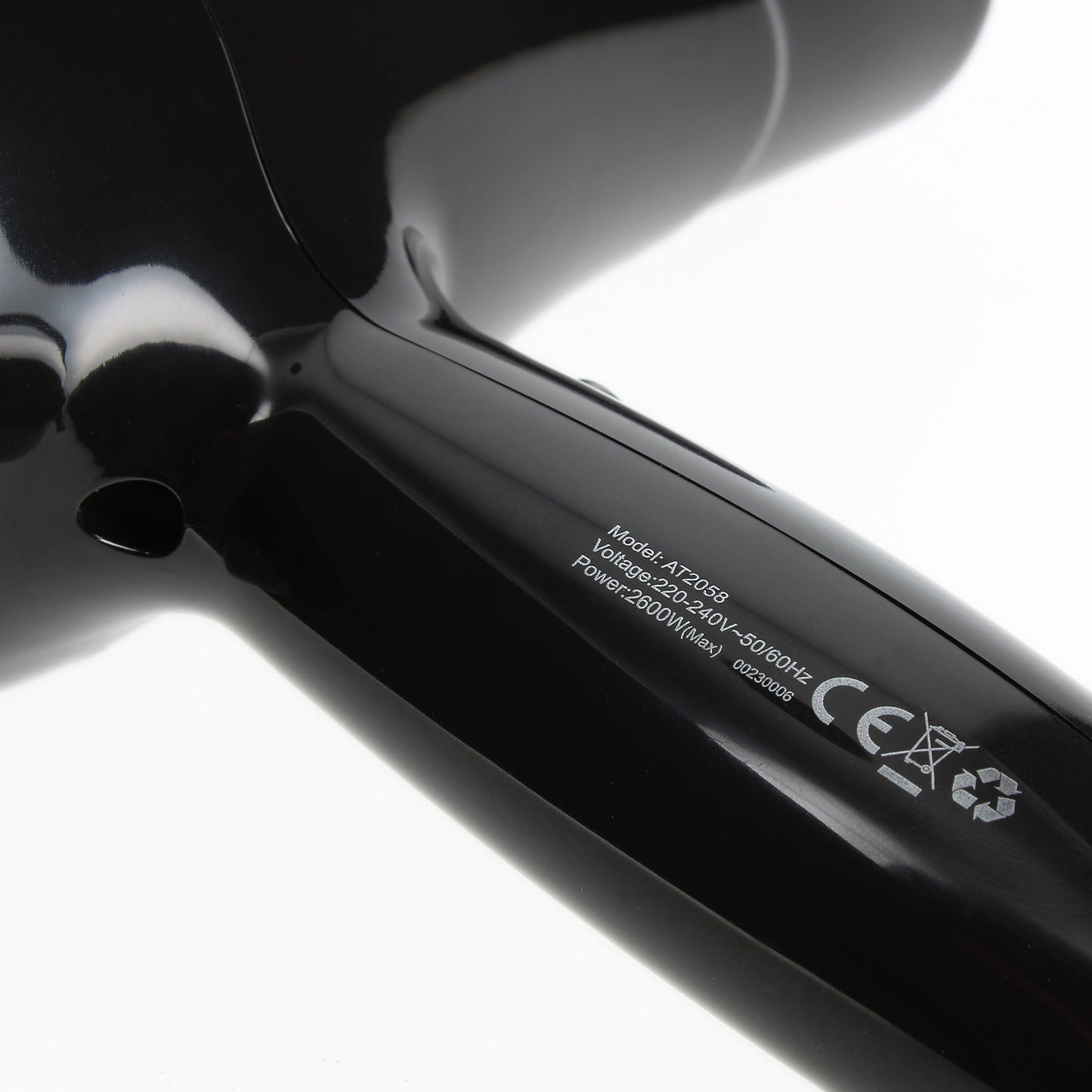 Sèche-cheveux Professionnel LinQ Noir Doré avec Embout Amovible