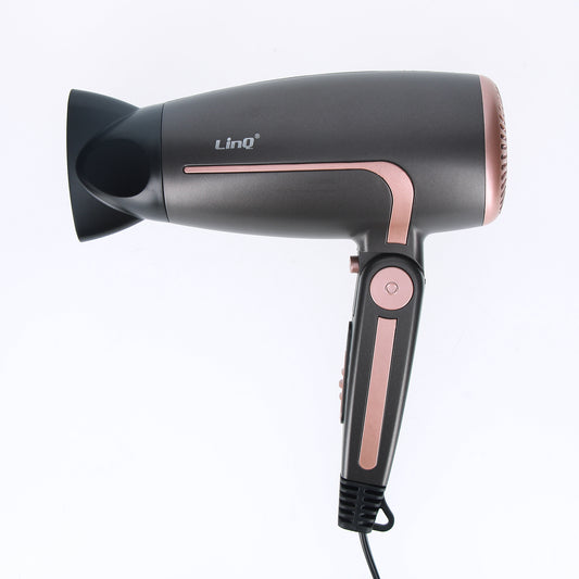 Sèche-cheveux de Voyage LinQ avec Protection Surchauffe Rose Gold