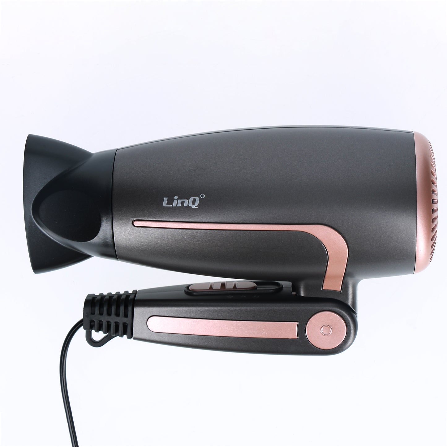 Sèche-cheveux de Voyage LinQ avec Protection Surchauffe Rose Gold