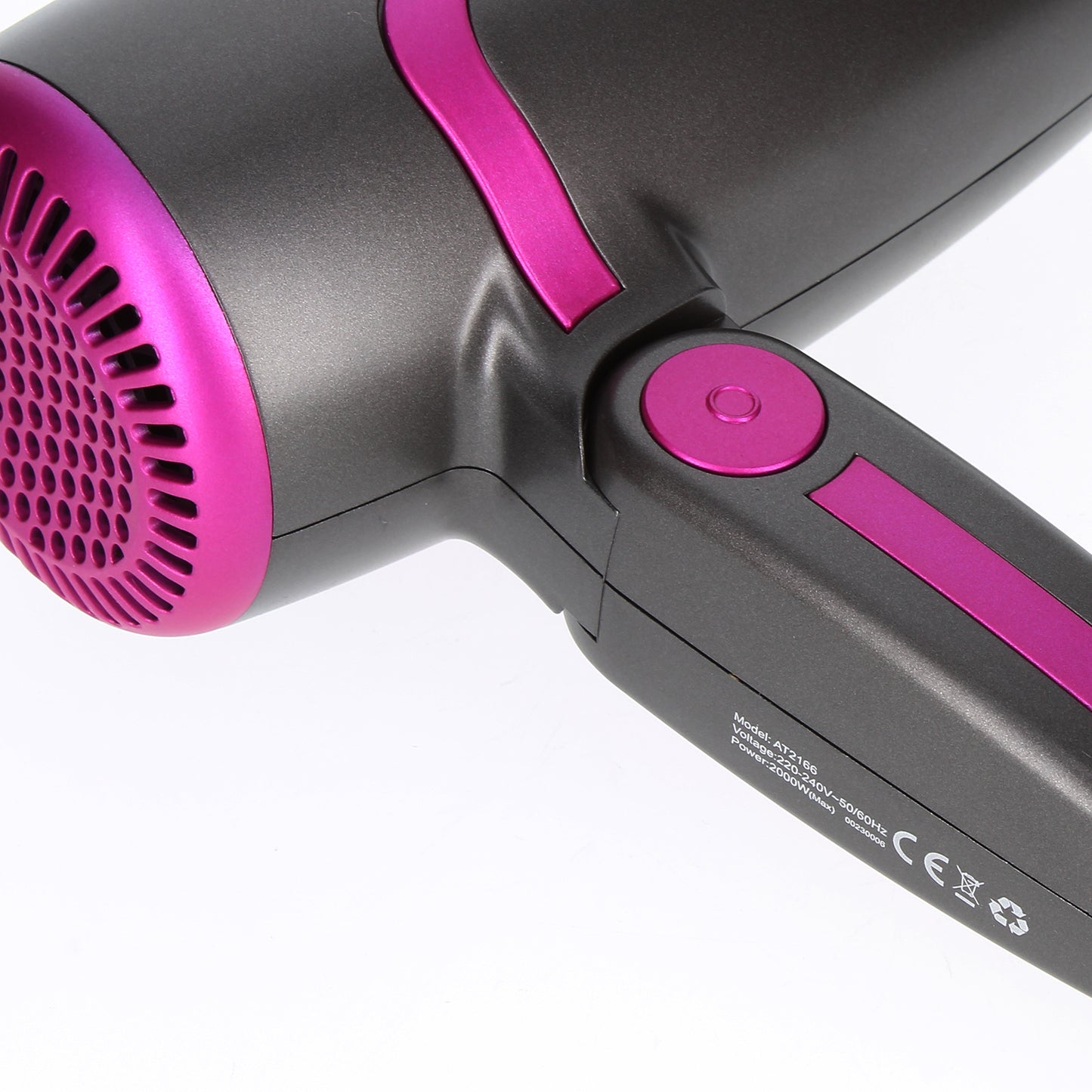 Sèche-cheveux de Voyage LinQ Fuchsia avec Protection Surchauffe