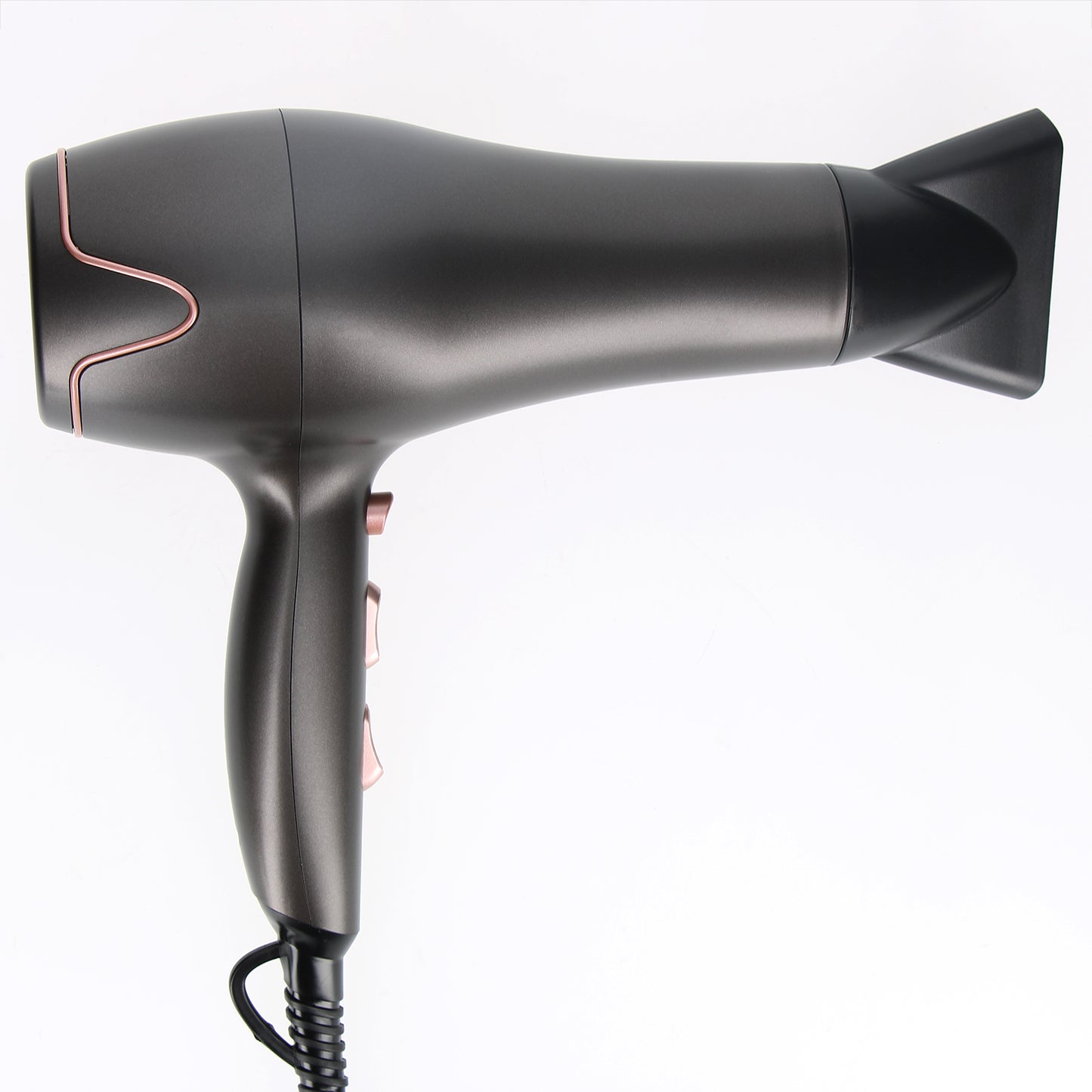 Sèche-cheveux Professionnel LinQ Noir Carbone avec Embout Amovible