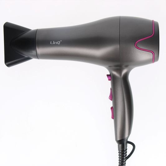 Sèche-cheveux Professionnel LinQ Violet avec Embout Amovible