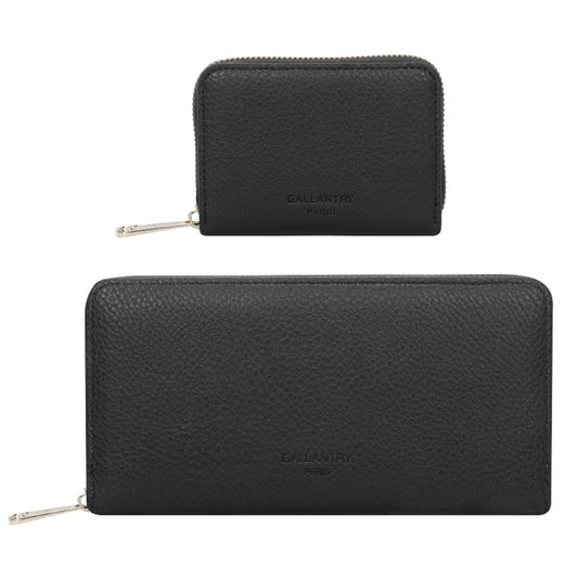 Coffret Duo de Portefeuille et Porte-cartes Le Quotidien Noir