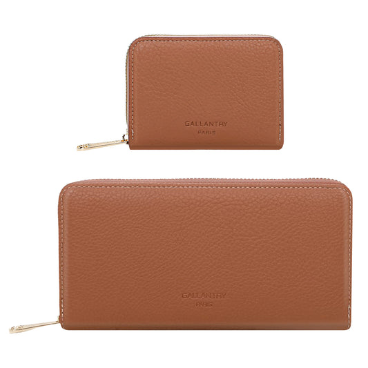 Coffret Duo de Portefeuille et Porte-cartes Le Quotidien Taupe