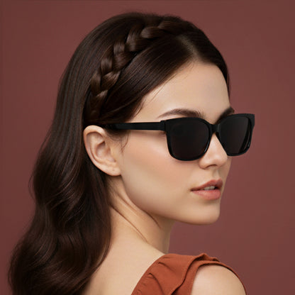 Serre-tête Couronne Tressée Maryrose Châtain