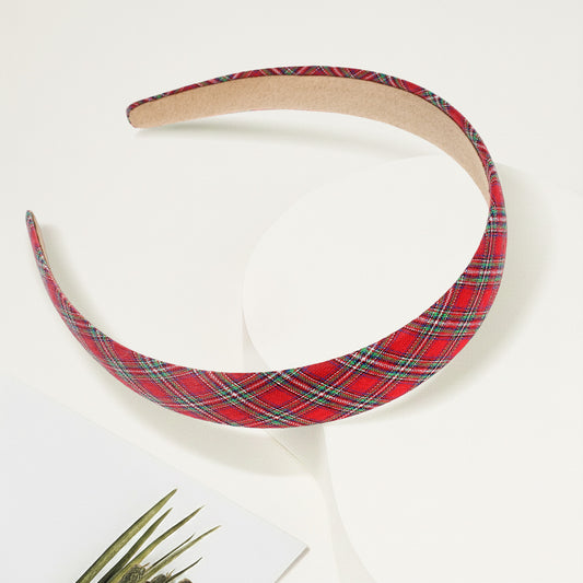 Serre-tête Large Scottish Highland Rouge