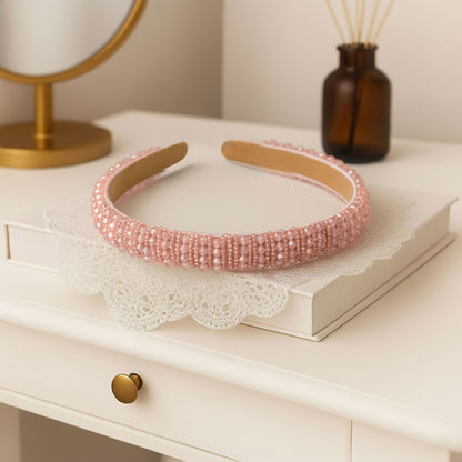 Serre-tête Bijou Angie Pink Shimmer