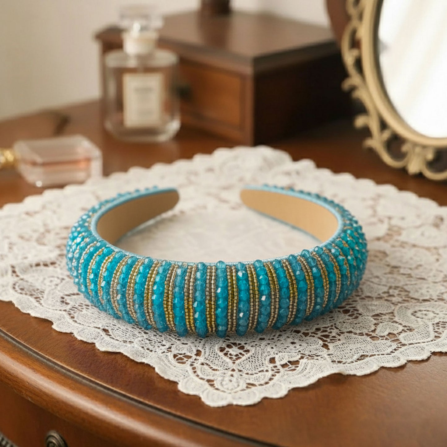 Serre-tête Large Angie Aqua Breeze