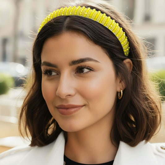 Serre-tête Bijou Angie Bright Citrine