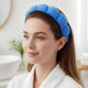 Serre-tête Spa Rembourré pour Soins Nuage Doux Bleu