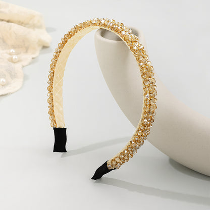 Serre-tête Bijou Onyx Cristaux Solaires