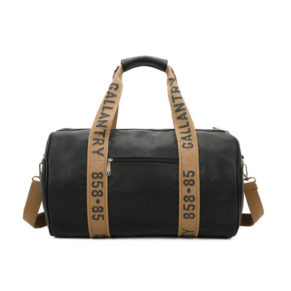 Sac Weekender Urbain en Simililcuir Latitude 858 Noir