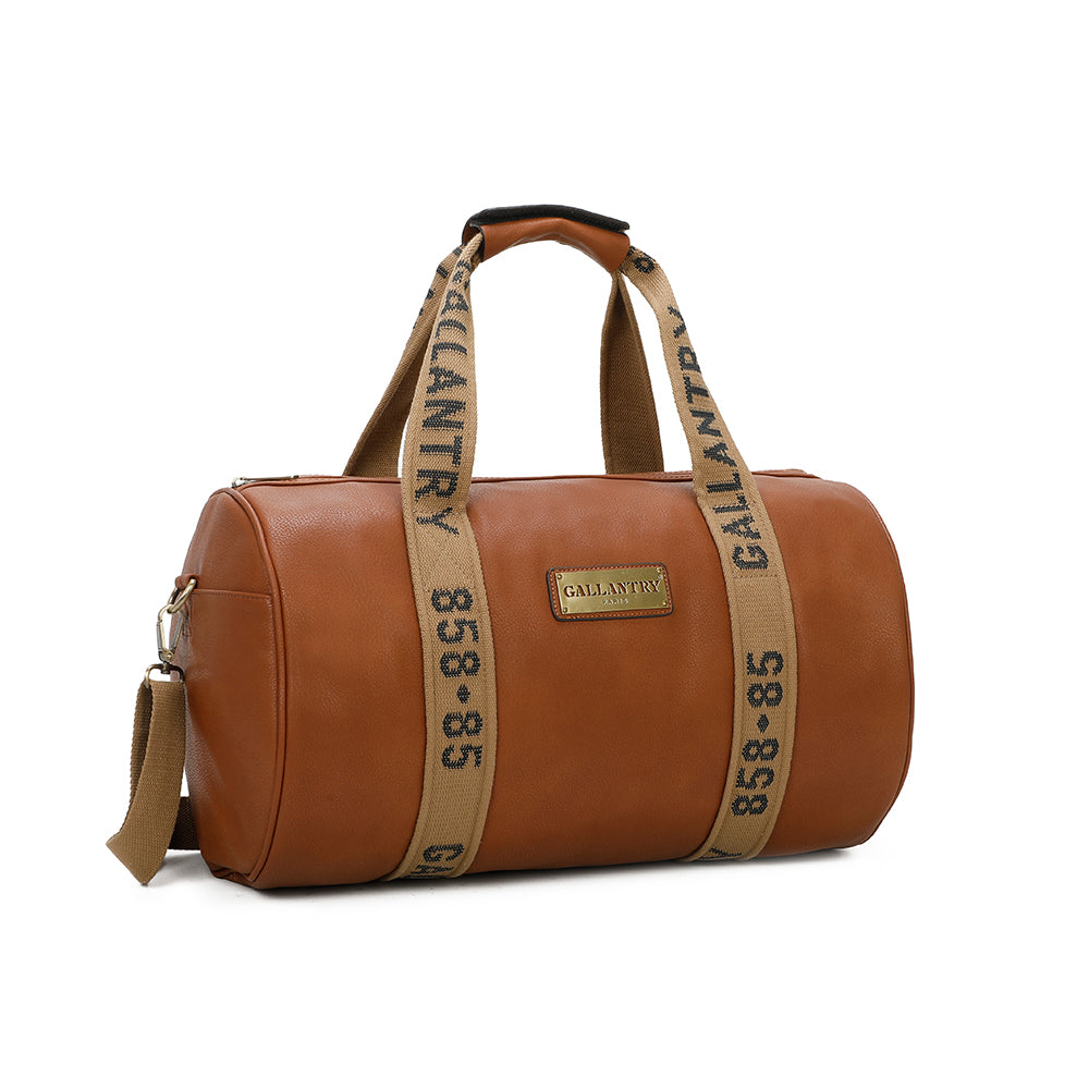 Sac Weekender Urbain en Simililcuir Latitude 858 Marron