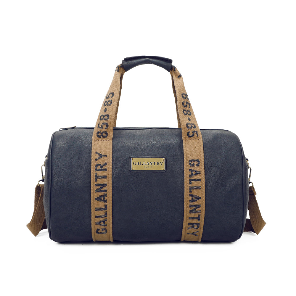 Sac Weekender Urbain en Simililcuir Latitude 858 Bleu Nuit