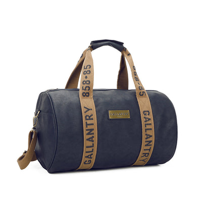 Sac Weekender Urbain en Simililcuir Latitude 858 Bleu Nuit