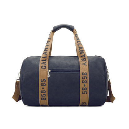 Sac Weekender Urbain en Simililcuir Latitude 858 Bleu Nuit