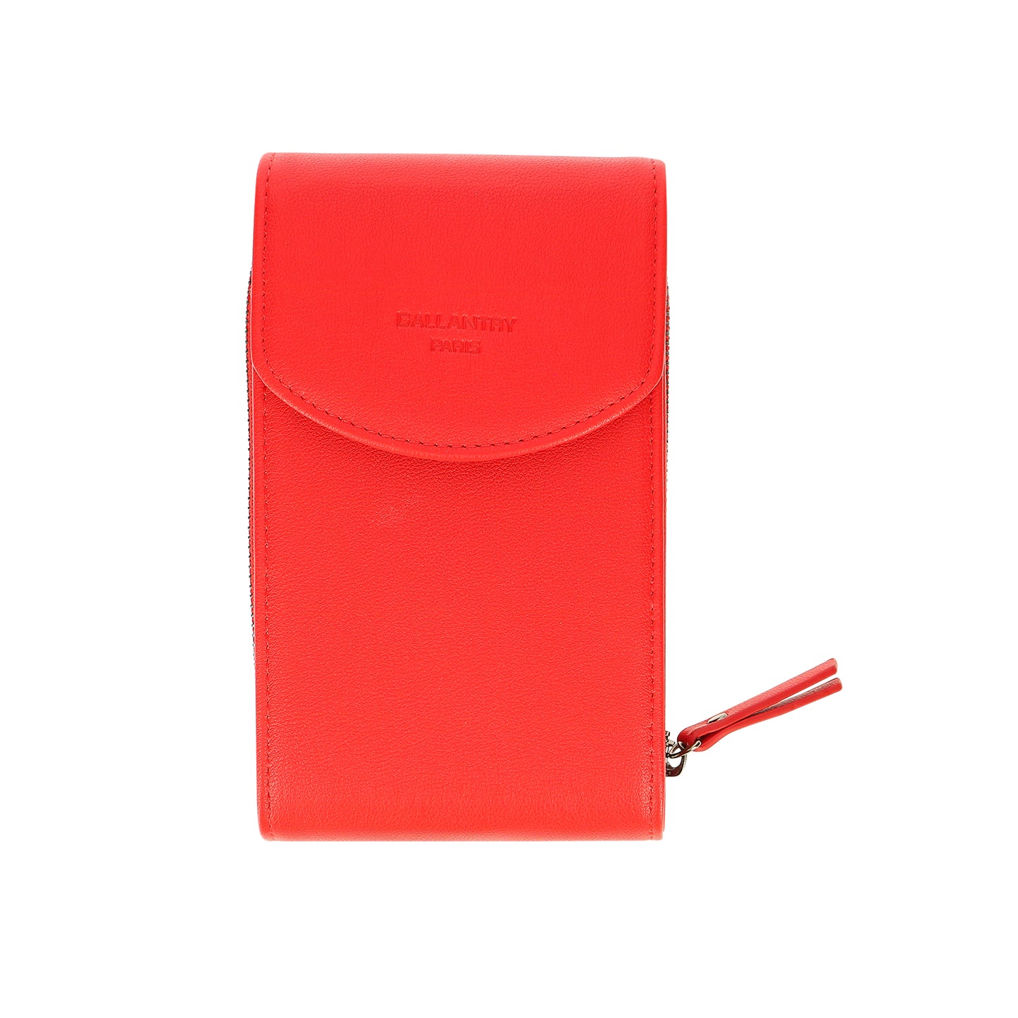Sac Crossbody à Rabat Multi-Compartiments La Partenaire Rouge
