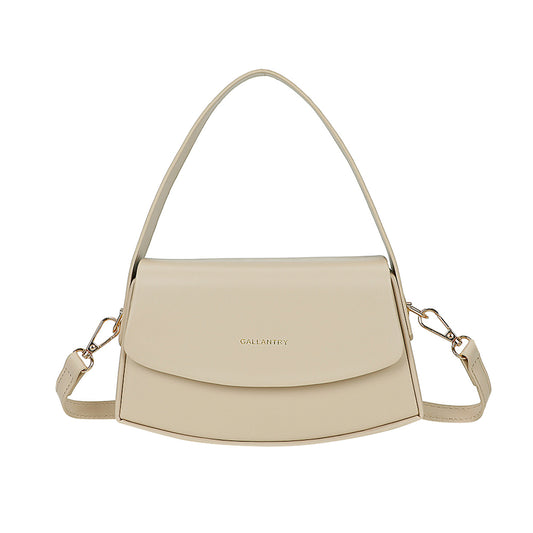 Sac Baguette à Épaule Bandoulière La Discrétion Beige