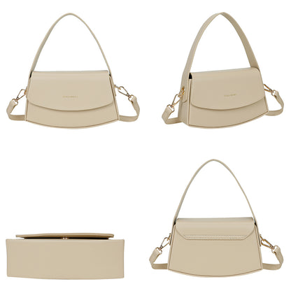 Sac Baguette à Épaule Bandoulière La Discrétion Beige