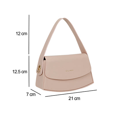Sac Baguette à Épaule Bandoulière La Discrétion Rose