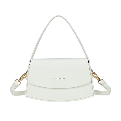 Sac Baguette à Épaule Bandoulière La Discrétion Blanc